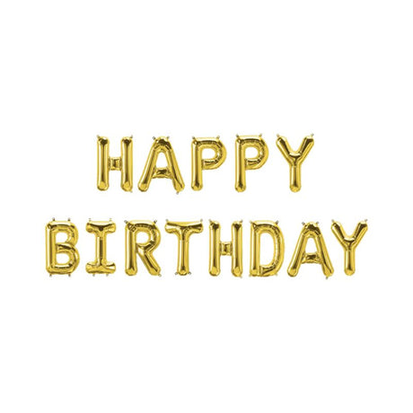 Paperdreams Folienballon-Buchstabengirlande – Alles Gute zum Geburtstag
