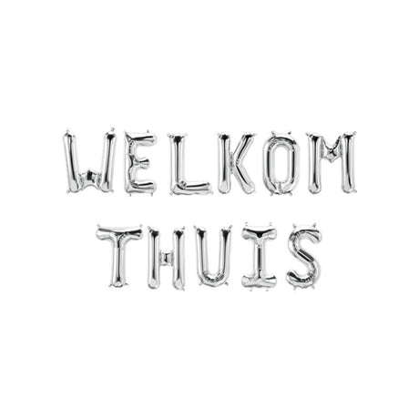 Paperdreams Folienballongirlande – Willkommen zu Hause