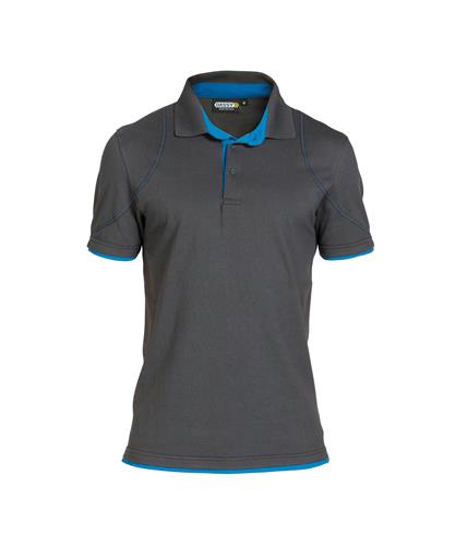 Dassy Polo Orbitalgrau Azurblau 4XL