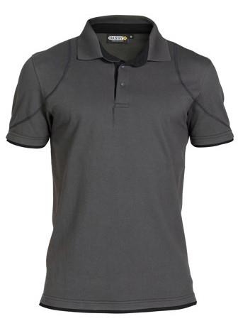 Dassy Polo Orbital Grau Schwarz XXL