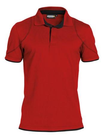 Dassy Polo Orbital rot schwarz xxl