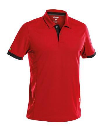 Dassy Polo Traxion rot schwarz 3xl