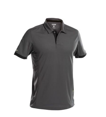 Dassy Polo Traxion grau schwarz XL