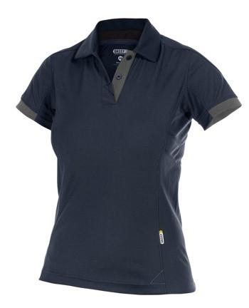 Dassy Polo Traxion Damen Marinegrau L