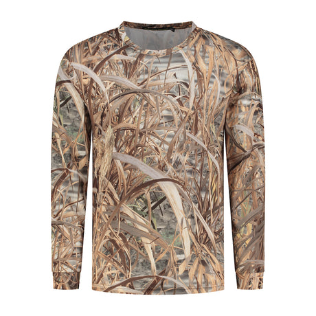 Stealth Gear T-Shirt Langarm Camo Rietprint Größe m