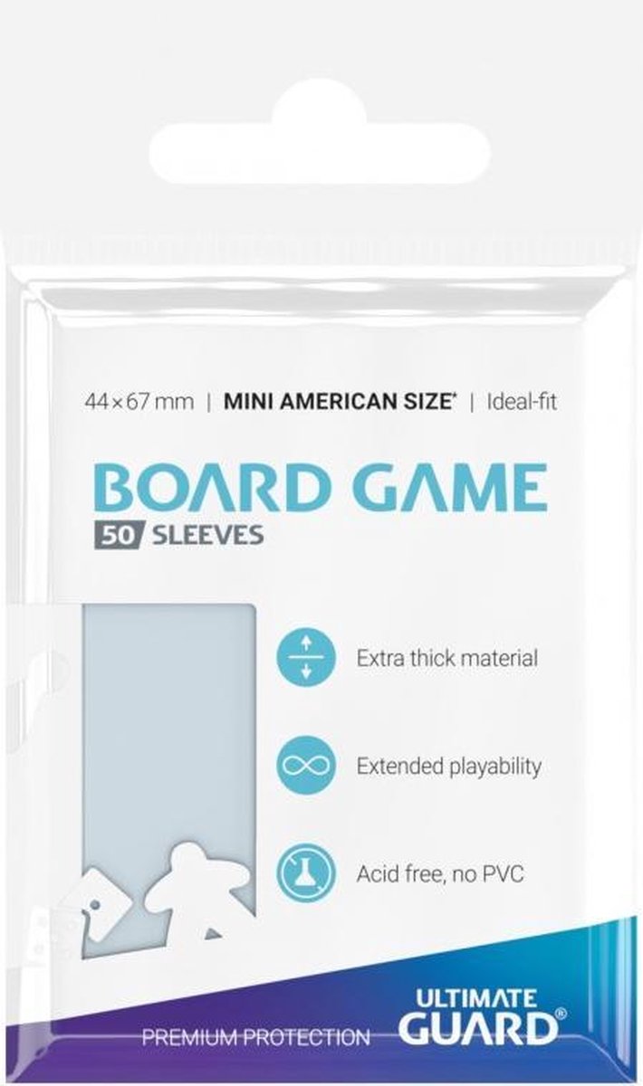 Ultimate Guard-Brettspielhüllen (50) – Mini-Amerikaner