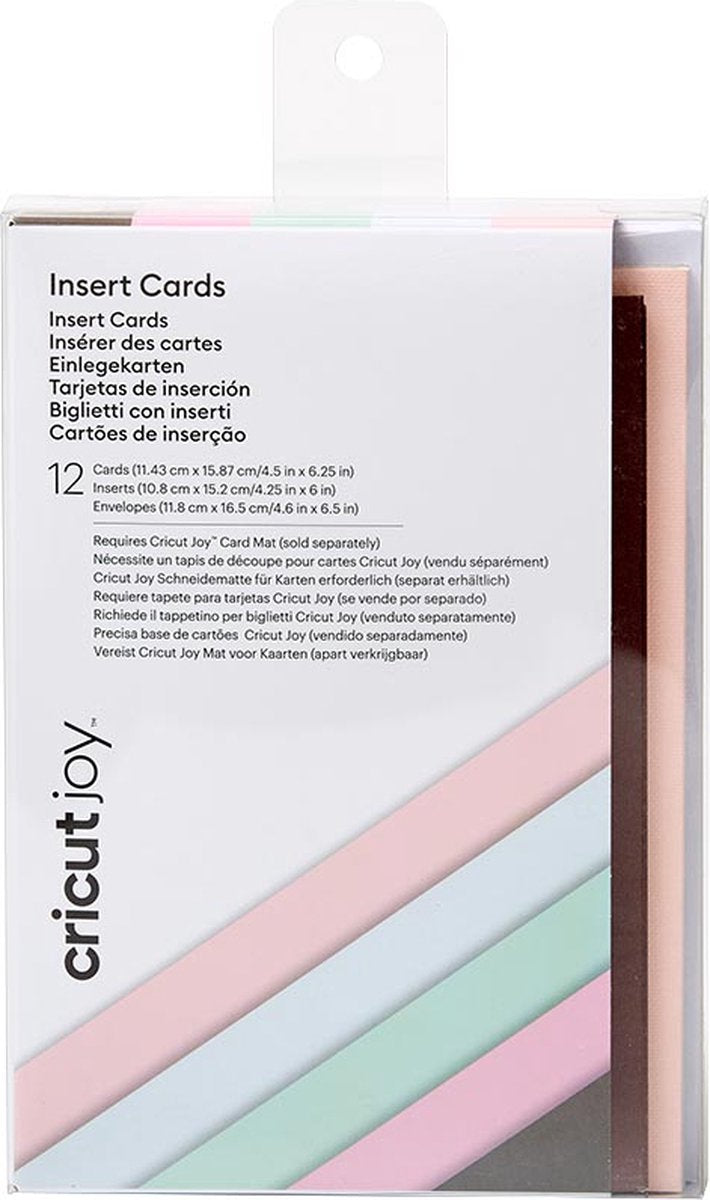 Cricut Joy • Einlegekarten Macarons 13,9 x 10,7 cm, 12 Blatt