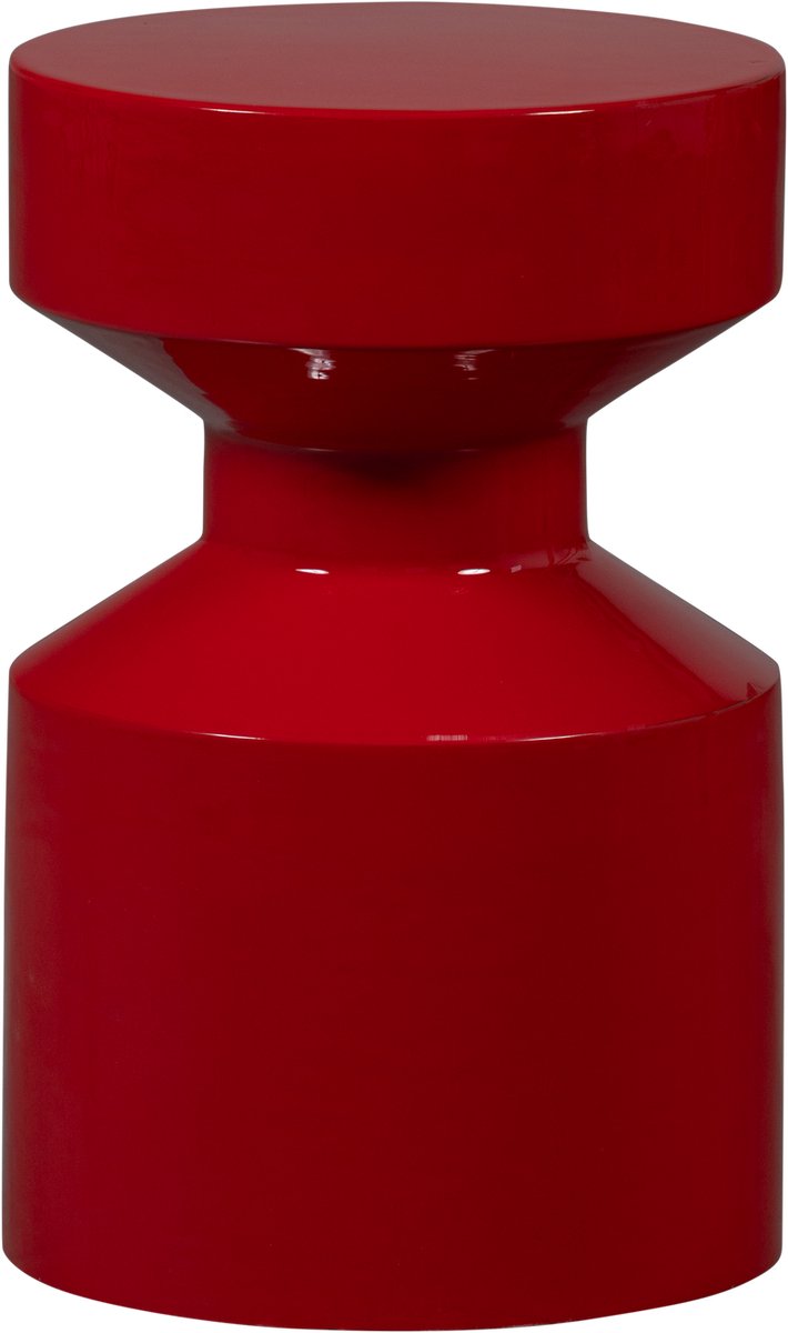 Woood Ferry Beistelltisch – Metall – Rot – 47 x 30 x 30