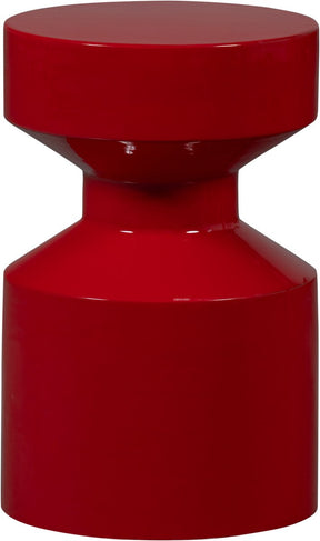 Woood Ferry Beistelltisch – Metall – Rot – 47 x 30 x 30