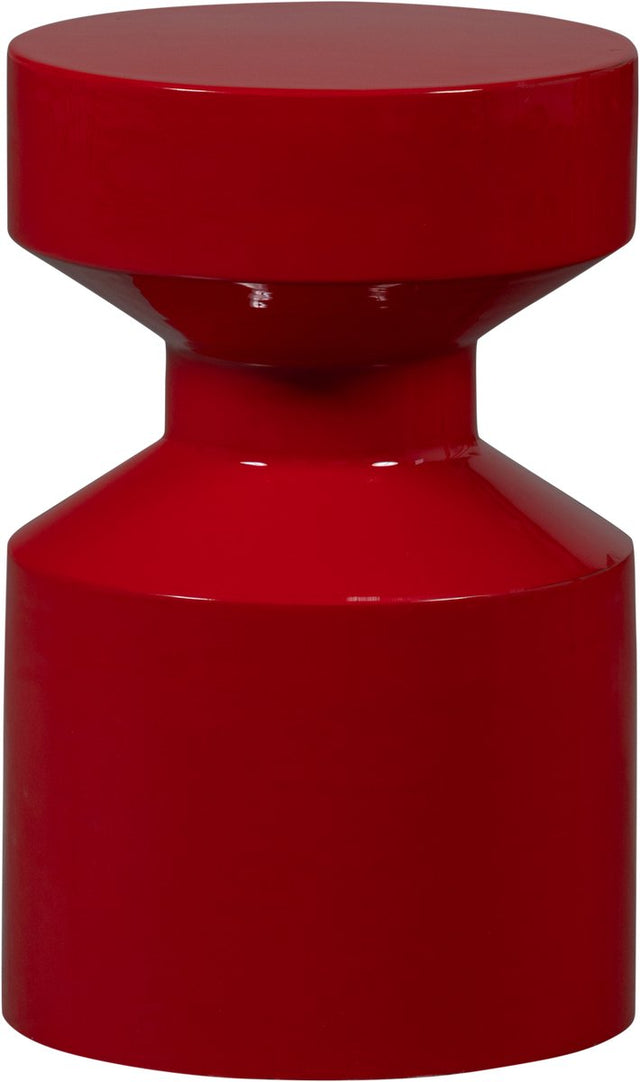 Woood Ferry Beistelltisch – Metall – Rot – 47 x 30 x 30