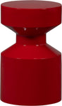 Woood Ferry Beistelltisch – Metall – Rot – 47 x 30 x 30