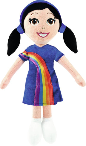 K3 Marthe Kuschelpuppe - 30 cm - Regenbogenkleid