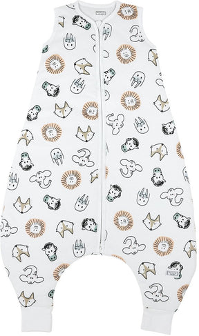 Meyco Baby Animal Baby Winter-Schlafoverall-Pullover – mehrfarbig – 92 cm – 2,0 Tog