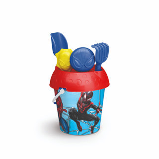 No brand Spiderman Eimer-Set 5-teilig 18 cm | 2 Stk