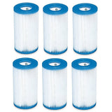 Intex 29000 Filterkartusche Typ A 6 Stück für Schwimmbad 244 305 366 cm