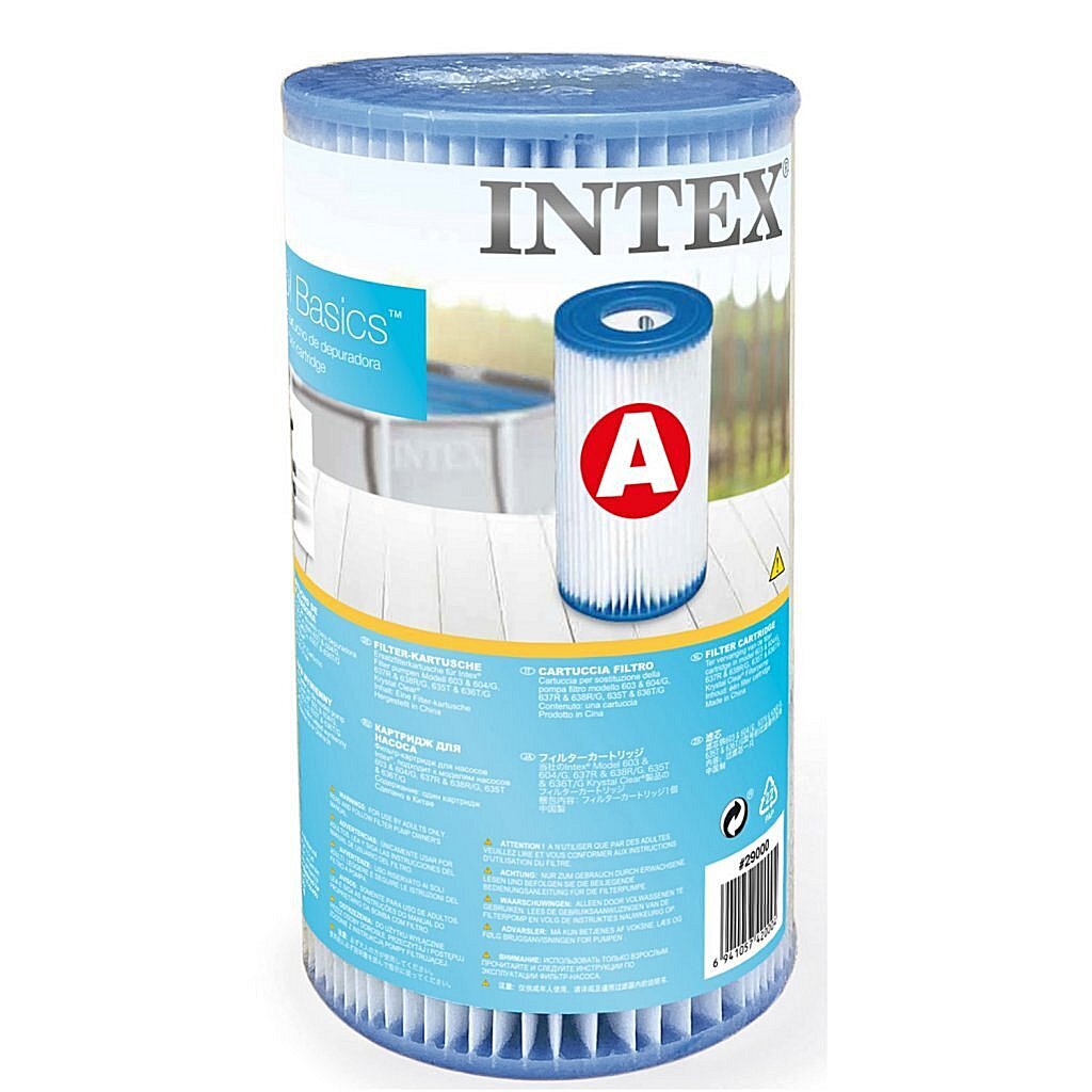 Intex 29000 Filterkartusche Typ A 6 Stück für Schwimmbad 244 305 366 cm