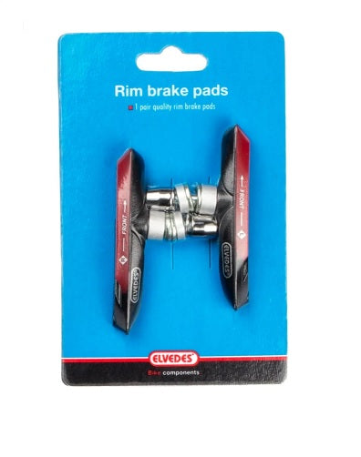 Bremsbeläge V-Brems 72 x 14 mm schwarze 2 Teile