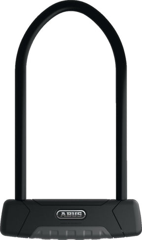 Abus Bügelschloss Granit Plus 470 + SH B Halter - Fahrradschloss mit Pluszylinder als Manipulationsschutz - -Sicherheitsstufe 12 - 230 mm Bügelhöhe