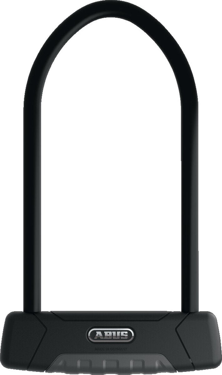 Abus Bügelschloss Granit Plus 470 + SH B Halter - Fahrradschloss mit Pluszylinder als Manipulationsschutz - -Sicherheitsstufe 12 - 230 mm Bügelhöhe