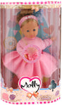 Ottosimon tanzende Puppe Molly 40 cm mit Musik- und Liederspielzeug.