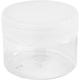 Creativ Company Kunststoff-Vorratsdosen, H: 5 cm, T 6,5 cm, 110 ml, 10 Stück 1 Box