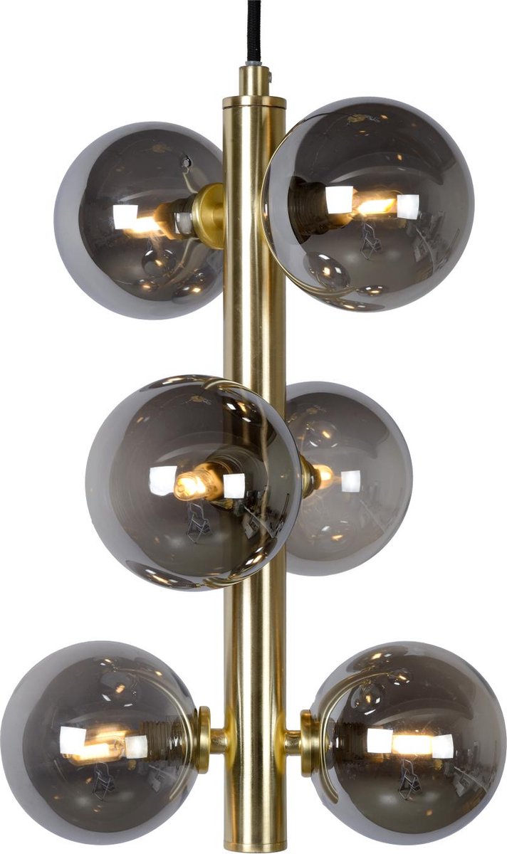 Lucide Tycho - Hängelampe - ø 25,5 cm - 6xg9 - mattgoldenes Messing