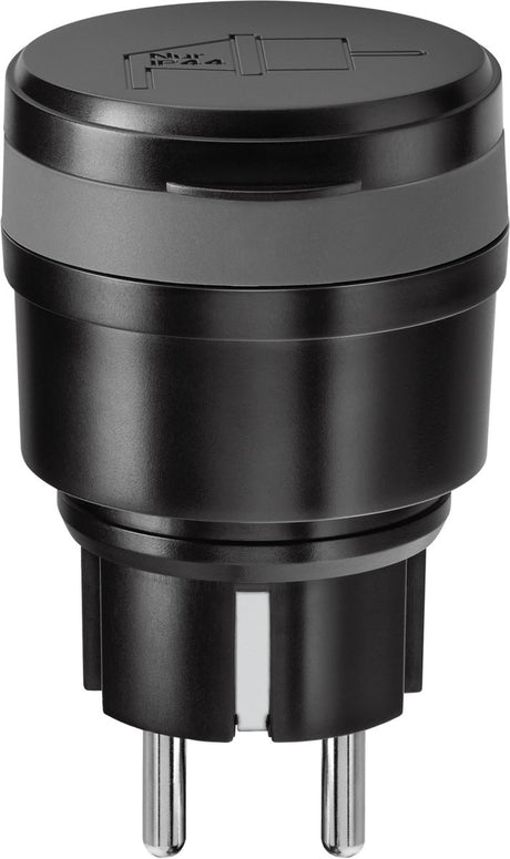 Klicken Sie auf Kompaktstecker, um draußen zu sein