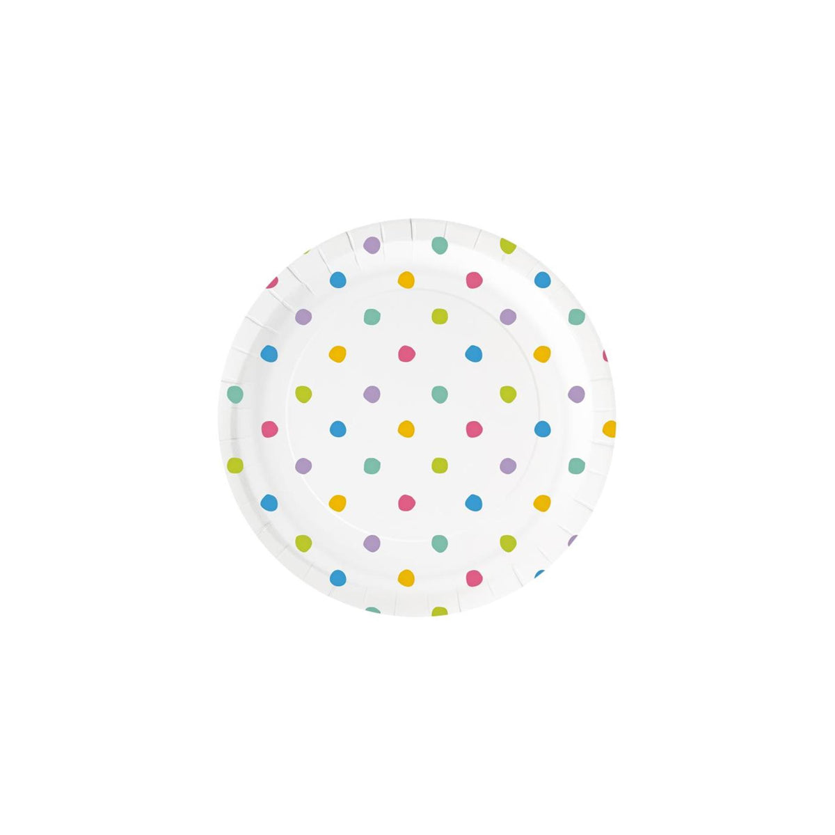 Paperdreams Teller – Party Dots – Papier 23 cm, 6er-Set