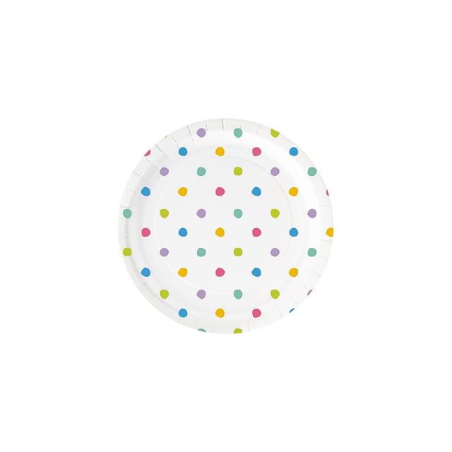 Paperdreams Teller – Party Dots – Papier 23 cm, 6er-Set