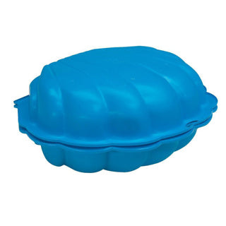 Sandkasten mit Deckelschale 102 x 88 x 20 cm blau