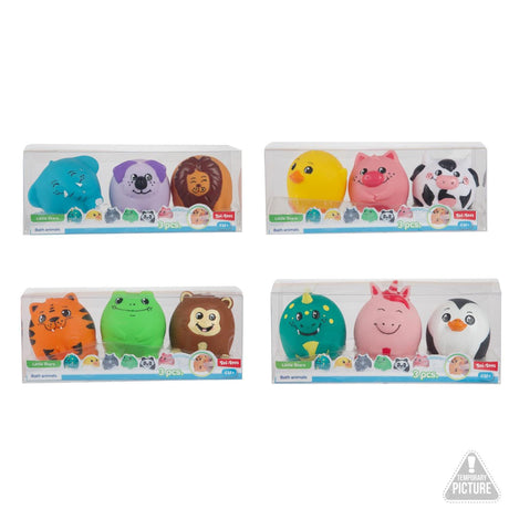 Toi-toys little stars baby baddieren -bal- 6cm 3st -5ass