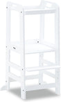 Hauck Learn n Explore – Lernturm – Stufe – FSC®-Mix-zertifiziertes Buchenholz – Weiß