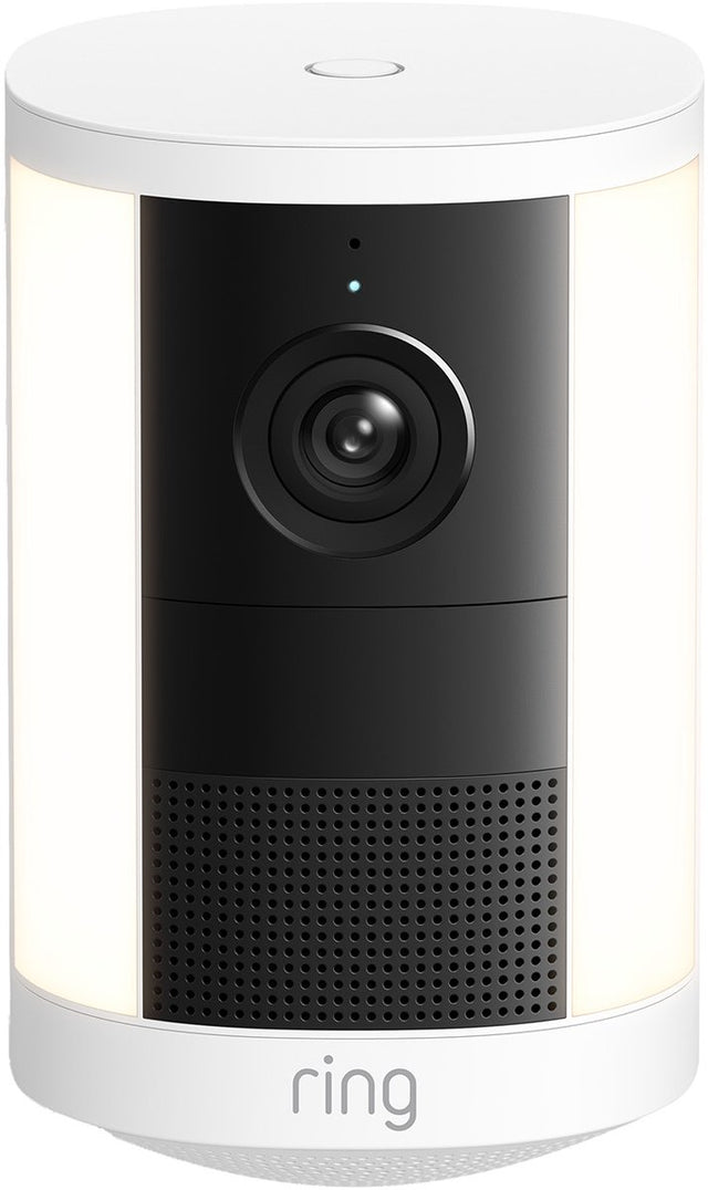 Ring spotlight camera 2k - op batterij - wit