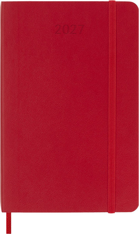 Moleskine 12-Monats-Tagebuch – 2027 – wöchentlich – Tasche – Softcover – rot