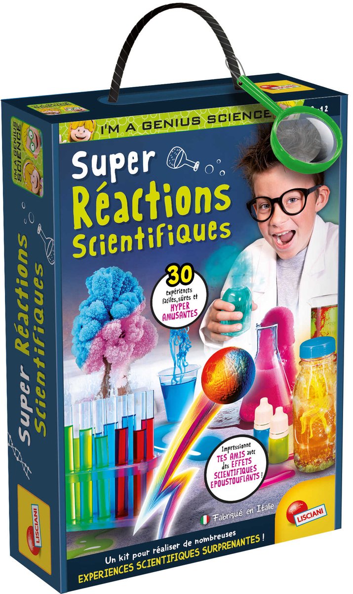Lisciani, ich bin ein geniales Labor, super Reaktionen fr