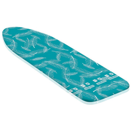 Leifheit Bügeltischbezug Thermo Reflect S M – 125 x 40 cm Bügelfläche – 3 mm dickes Molton – Blau