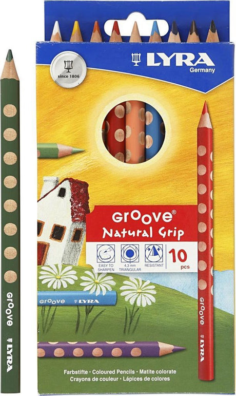 Lyra https: www.cchobby.nl Groove-Colored-Pencils-l-18-cm-fill-4-25-mm-various-colors-10-piece-1-box