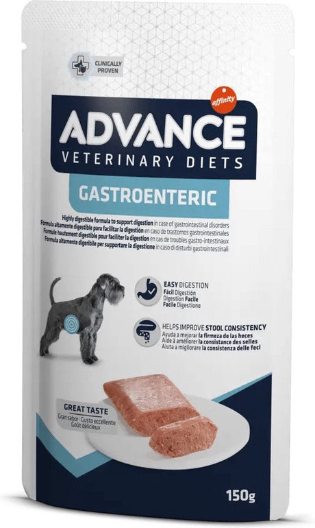 Advance Veterinary Diet Dog – Magen-Darm-Trockenfutter – Hundefutter – 8 x 150 g