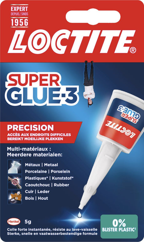 Loctite Precision 5 Gramm extrem stark | Universal-Superkleber | Sekundenkleber – Multikleber für handwerkliche Präzisionslösungen | starker Allzweckkleber – Sekundenkleber