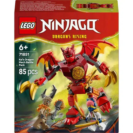 Lego ® Ninjago® Kai's Dragon Mech Battle Pack – Mech-Spielzeug – Spielset mit 3 Minifiguren – 71851