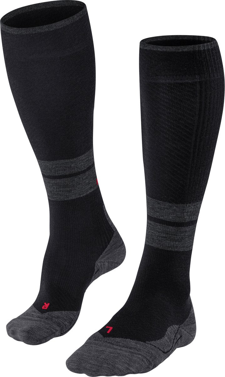 Falke TK Energy mit Kompressionswolle Funktionsmaterial Wandersocken Herren Schwarz - Größe 43-46 W2