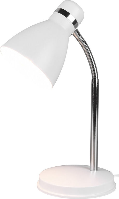 Rl Live Your Light Reality Harvey – Tischlampe – Schreibtischlampe – weiß matt – Flex – exkl. 1x E27 4W