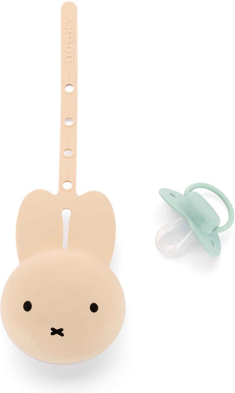 Dooky nijntje silicone speen case – hygiënische speenhouder van bpa-vrij siliconen – vaatwasserbestendig flexibel – voor tas of buggy