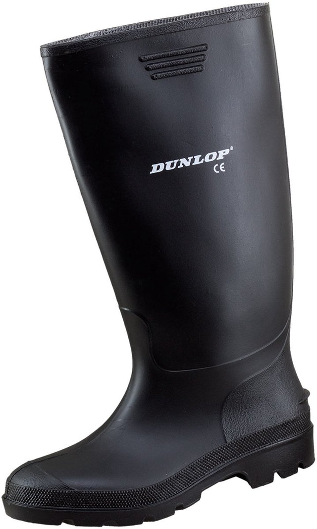 Dunlop Pricemastor Gummistiefel, für Erwachsene, weiß, Größe 41 EU (Pricemastor) – Schwarz, Größe: 35 EU