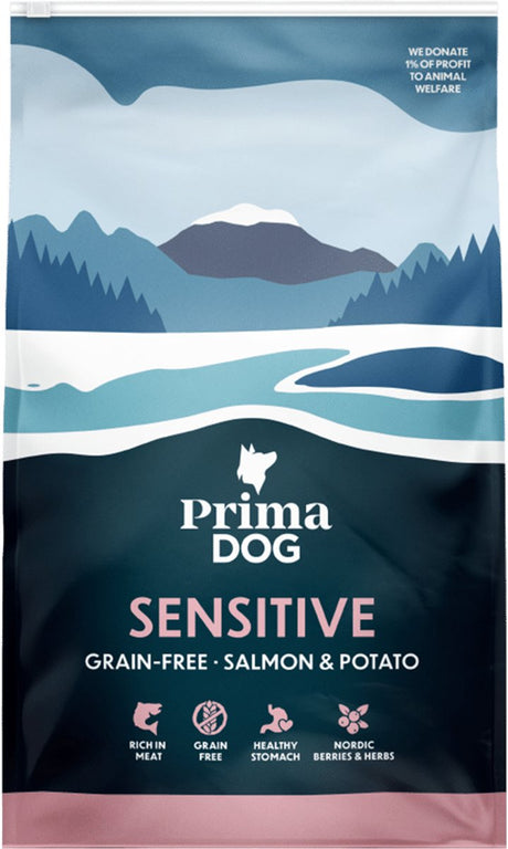 Primadog Hundefutter Lachskartoffel Adult – getreidefrei – 3 Kilo