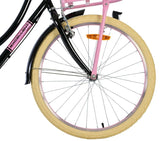 Volare Excellent Kinderfahrrad – Mädchen – 24 Zoll – Schwarz – 3 Gänge