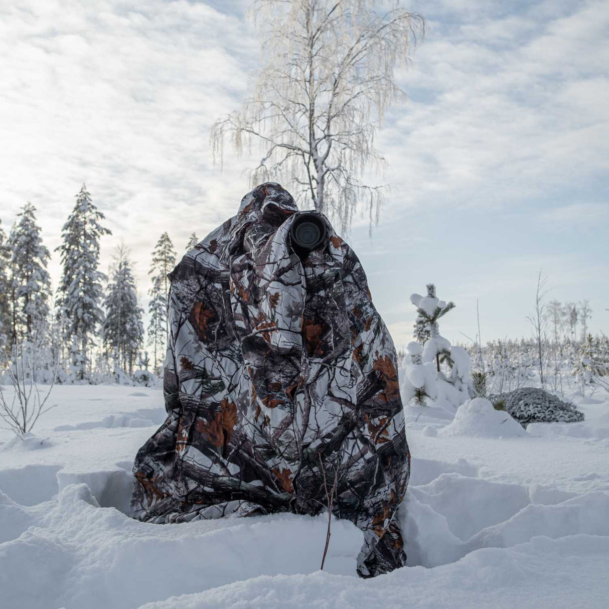 Buteo Fotosausrüstung Baghide Schnee