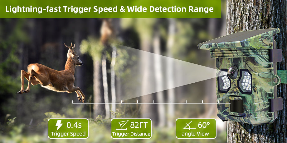 Stealth Gear Waschbär-Solar-4K-Wildkamera