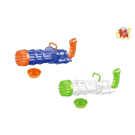 Sun Fun XXL Seifenblasenpistole – Seifenblasenpistole – inklusive Seife – grün – Seifenblasenmaschine – Seifenblasenmaschine