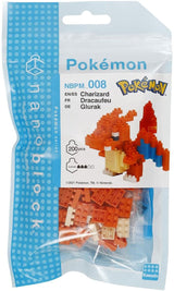 Bandai – Nanoblock – Charizard – Pokémon – Mini-Steinfigur – Bauset – Pixel-Charizard – Pokémon-Charizard-Figurenbausatz – nbpm008